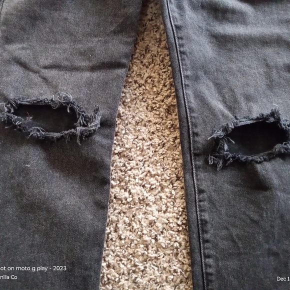 Madewell Women's The Curvy Perfect Vintage Jean Straight Leg Black Size Small 26 - Picture 8 of 12